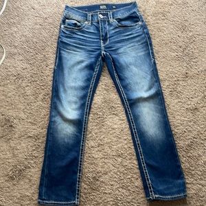 Mens Buckle Black jeans